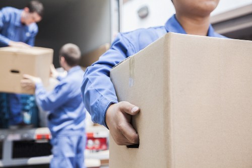 Furniture removals team handling a home move in Hammersmith