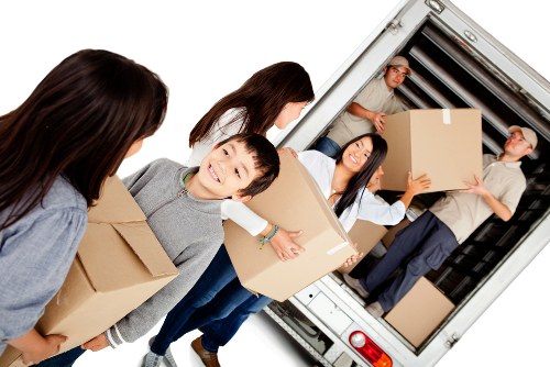 Accessible Man With Van Hammersmith webpage illustration
