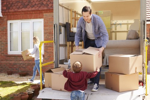 Urgent same day removal team loading furniture in Hammersmith