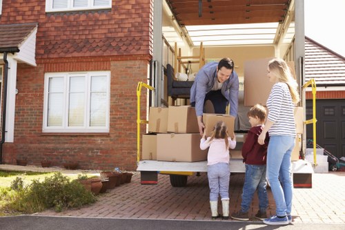 Hammersmith man and van loading items for a smooth relocation