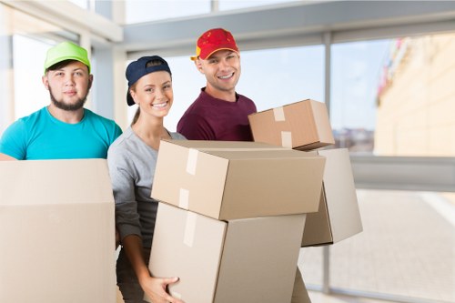 Office removals planning in a Hammersmith business district