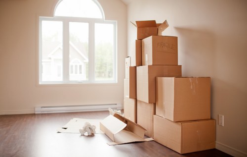 Removal specialists handling flat access and stairs in Hammersmith