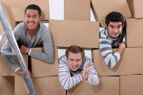 Office moving logistics in Hammersmith commercial area