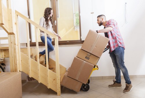 Hammersmith flat move planning with stairs, lifts, and access considerations