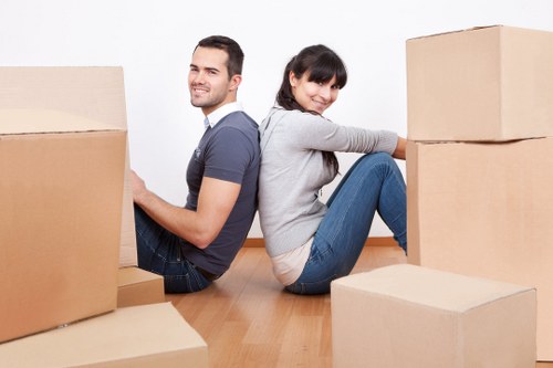 Professional office relocation services in Hammersmith preparing a new workplace