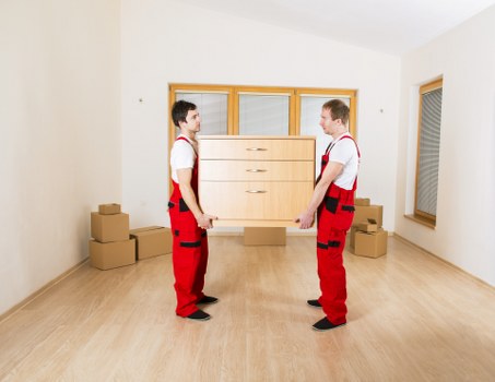 Local removal truck service helping with a Hammersmith property move